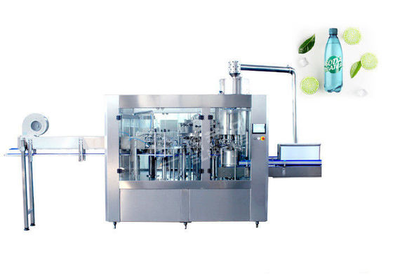 SUS304 3 in 1 automatischer ausspülender füllender und mit einer Kappe bedeckender Maschine